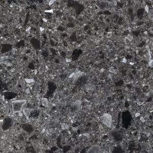 Керамический гранит Kerranova Terrazzo темно-серый K-333/MR 60х60