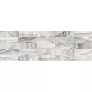Плитка облицовочная рельефная Alma Ceramica Riola бежевый 24,6*74 см
