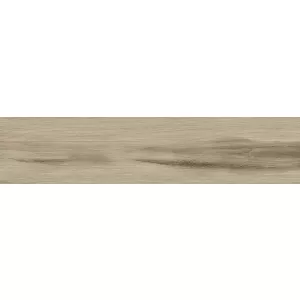 Плитка напольная керамогранитная Alma Ceramica Linden коричневый 20*90 см